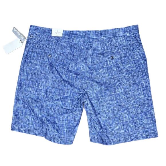 CON.STRUCT Crosshatch Stretch Cotton Chino Shorts Navy Men’s Sz 40 - Picture 3 of 7